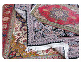 clean persian rug